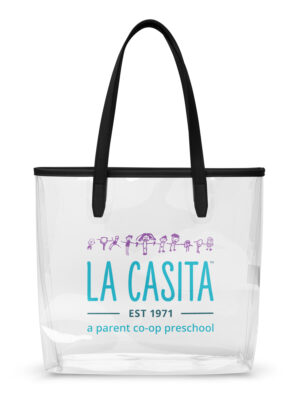 Clear tote bag