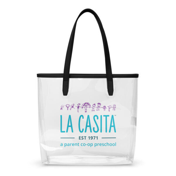 Clear tote bag