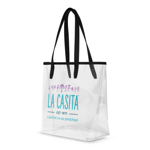 Clear tote bag
