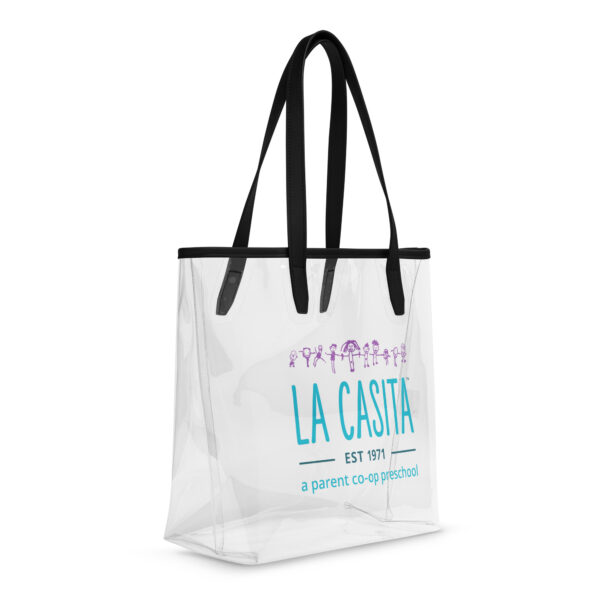 Clear tote bag
